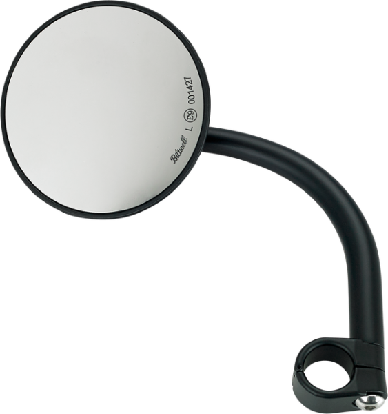 Clamp-on Utility Mirror Black, 2, nordicamoto.ro