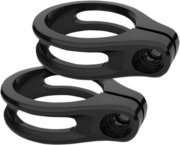 Fork Clamp Mounts Black, Gloss, 1, nordicamoto.ro