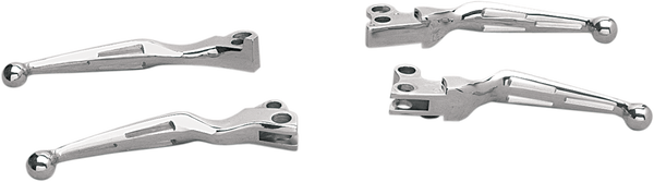 Slotted Wide Blade Lever Set Silver, 1, nordicamoto.ro