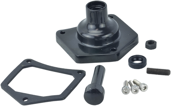 Solenoid End Cover/starter Button Gloss Black, 1, nordicamoto.ro