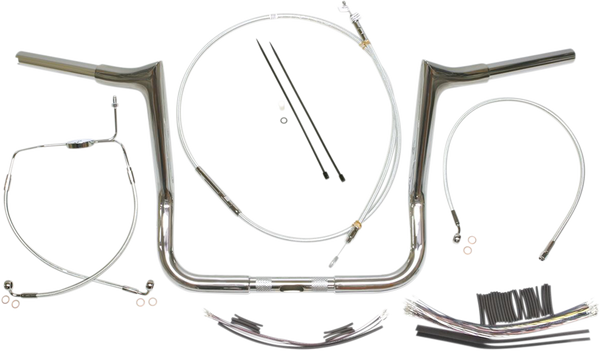1-1/4(r) Viking Handlebar Installation Kit Silver, 1, nordicamoto.ro