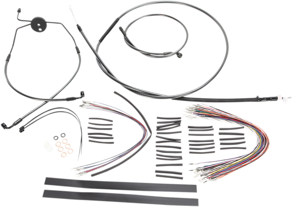 1-1/4(r) Caliber Handlebar Installation Kit Black, 2, nordicamoto.ro
