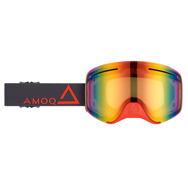 AMOQ Vision Vent+ mágneses síszemüveg szürke-piros – piros tükörlencse, 1, nordicamoto.ro
