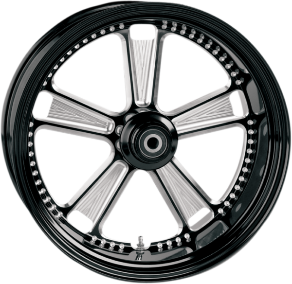 Wheel Judge 16(r) X 3.5(r) Front Contrast Cut W/ Standard Brakes Aluminum, Black, Matte, 1, nordicamoto.ro
