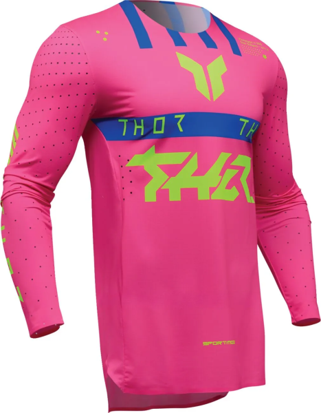 Tricou THOR Sportmode Flite Pink/Blue XL, 10, nordicamoto.ro