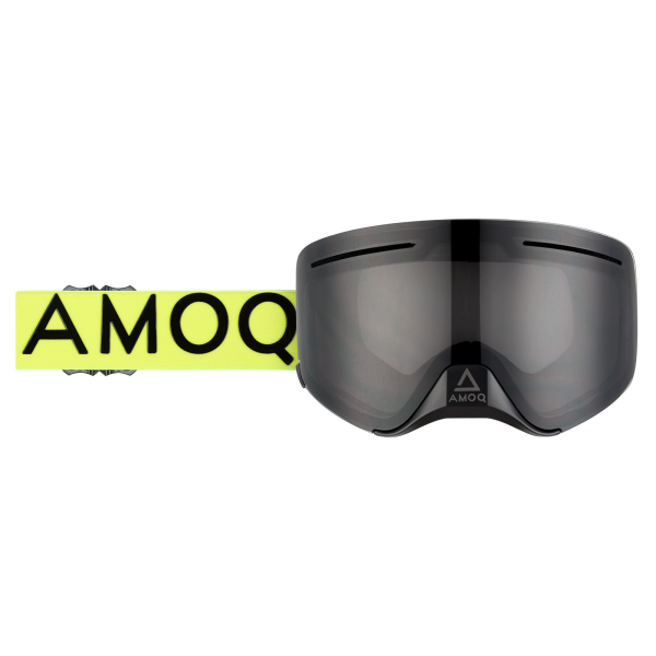 AMOQ Vision Vent+ mágneses védőszemüveg, HiVis/fekete – füstös, 1, nordicamoto.ro