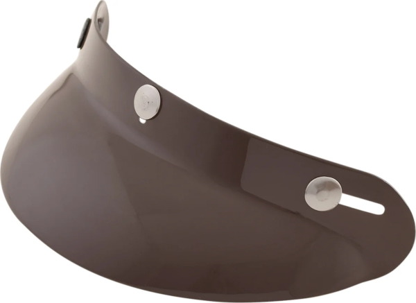 3-snap Vintage Bubble Snap On Visor Peak Dark Smoke Smoke ONE SIZE, 1, nordicamoto.ro