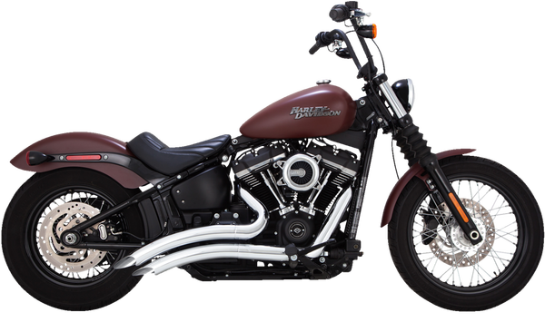 Big Radius Exhaust System Chrome, Mild Steel, 2, nordicamoto.ro