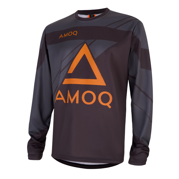 AMOQ Snowcross Jersey Black/Dk Grey/Orange XS, 1, nordicamoto.ro