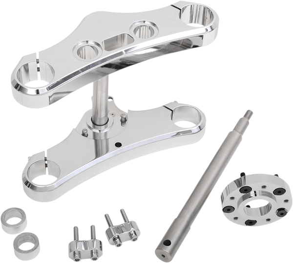 49 Mm Wide Glide Triple Tree Conversion Kit Chrome, 1, nordicamoto.ro