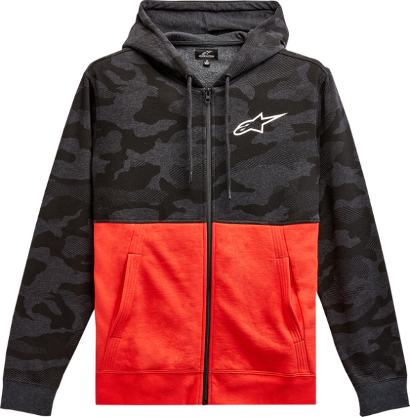Camo Block Hoodie Green, Brown 2XL, 2, nordicamoto.ro