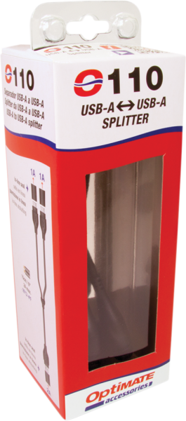 Usb Y-splitter Black, 2, nordicamoto.ro