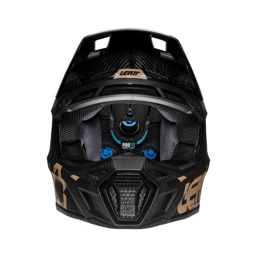 Leatt 9.5 Carbon V25 fekete/arany sisak + XL védőszemüveg, 3, nordicamoto.ro
