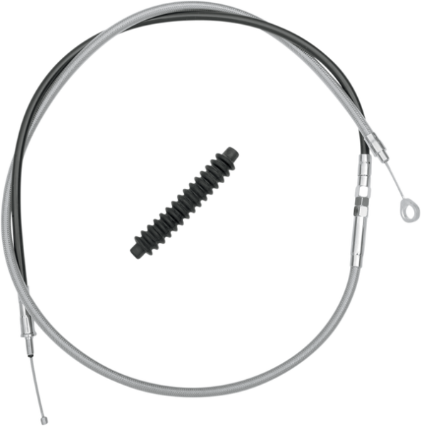 High-efficiency Braided Stainless Steel Clutch Cable Silver +102 mm (4''), 1, nordicamoto.ro