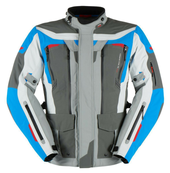 Furygan Voyager 3C textilkabát, kék/szürke/antracit, M-es méret, 1, nordicamoto.ro