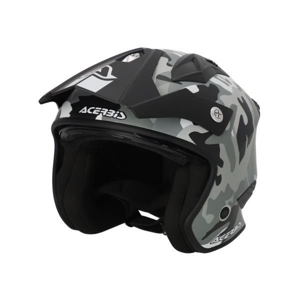 Casca Jet Acerbis Aria 22-06 Camo/Maro M, 1, nordicamoto.ro