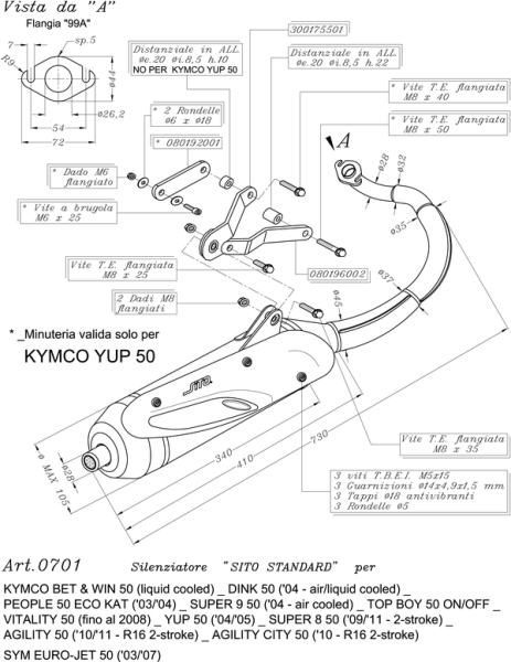Sito Full-system Exhaust Black, 1, nordicamoto.ro