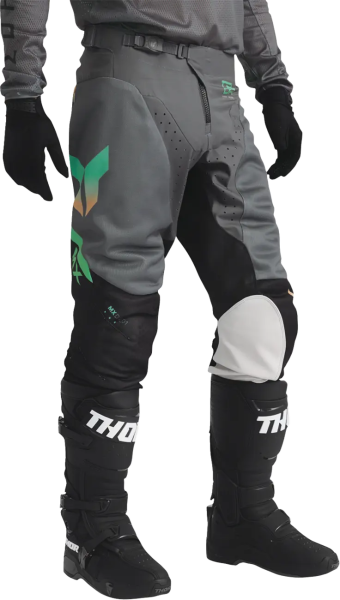 Pantaloni Thor Launchmode Air Raptor Gri/Negru 30, 6, nordicamoto.ro
