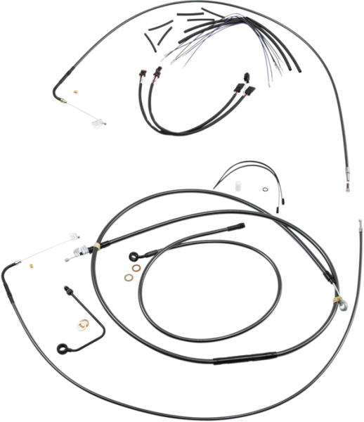 Black Pearl Upper Handlebar Installation Kit Black, 1, nordicamoto.ro