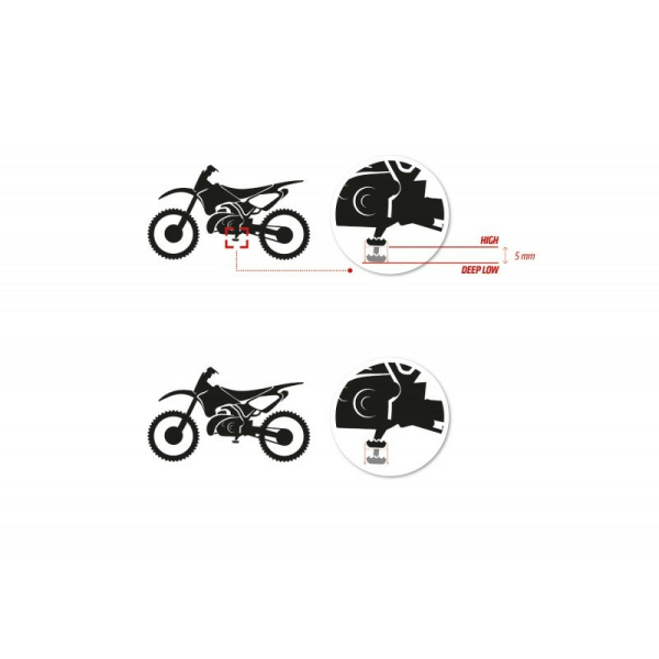 KTM/Husqvarna Portocalii High-Rise S3 ívelt kormány 17–23, 1, nordicamoto.ro