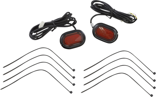 Plug & Play Plugz Antenna Grommet Lights Red, 1, nordicamoto.ro