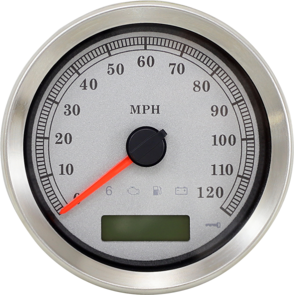 4” Programmable Electronic Speedometer Silver, 2, nordicamoto.ro