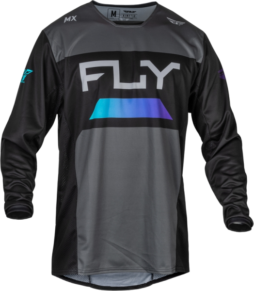 Fly Kinetic MX/Enduro felszerelés-készlet – szürke/fekete/kék, 6, nordicamoto.ro