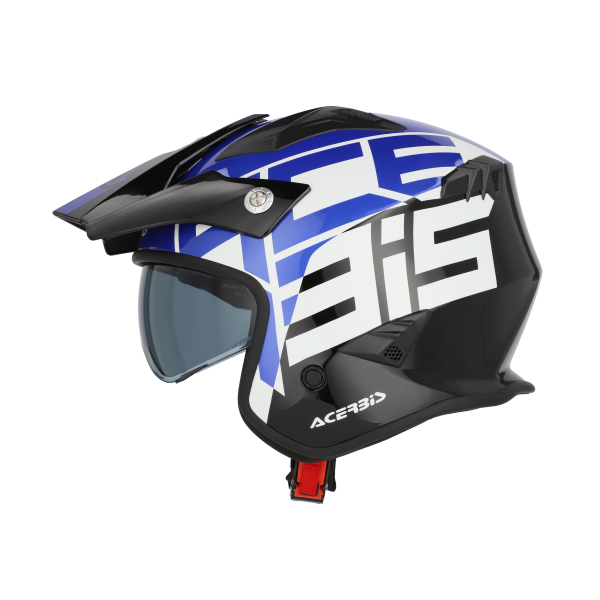 Acerbis Aria Sport Jet sisak – fekete/kék, M, 9, nordicamoto.ro