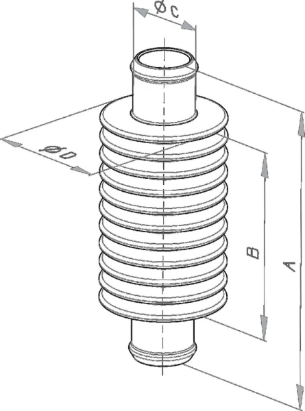 Inline Heat Exchangers Orange, 2, nordicamoto.ro
