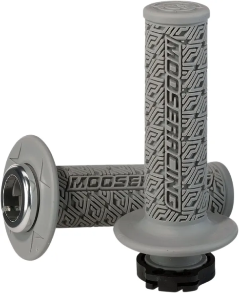 MOOSE RACING 36 Series Clamp-on Grips Gray, Silver, 1, nordicamoto.ro