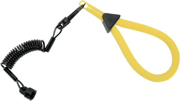 Floating Wrist Lanyard Black, Yellow, 1, nordicamoto.ro