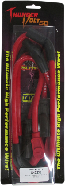 409 Pro Race Custom-fit Spark Plug Wire Kit Red, 2, nordicamoto.ro