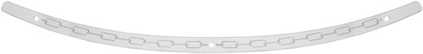 Stainless Steel Windshield Trim Silver, 1, nordicamoto.ro