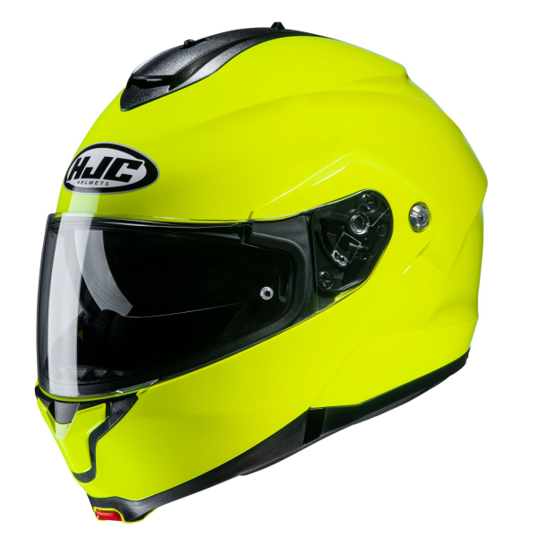 Casca HJC C91 Solid Fluo Alb S, 1, nordicamoto.ro