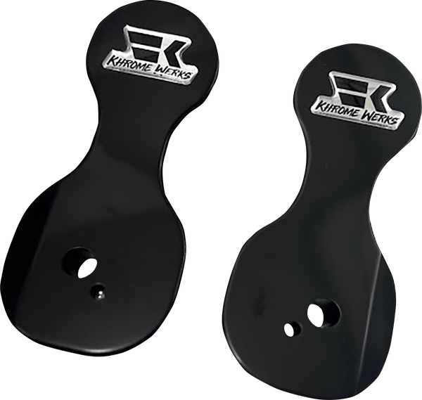 Mirror Brackets - Drop Black, 1, nordicamoto.ro