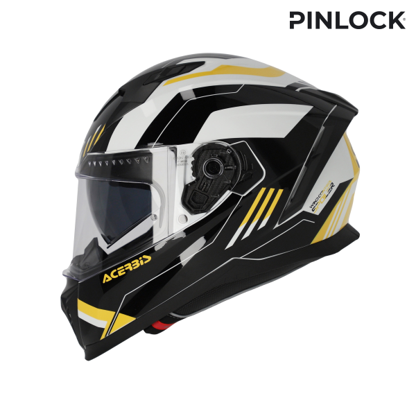 Acerbis X-way Graphic teljes arcú sisak – fekete/sárga, S-es méret, 3, nordicamoto.ro
