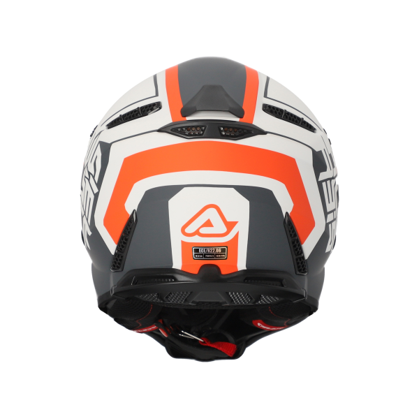 Acerbis Profile 5 sisak, fehér/narancssárga, 4, nordicamoto.ro