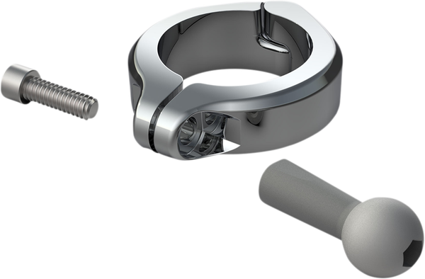 Aluminum Clamp Kit Silver, 1, nordicamoto.ro