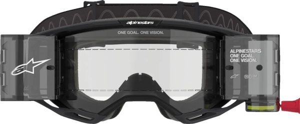 Alpinestars Vision 8 Corp Clear/Black Roll-Off szemüveg, 4, nordicamoto.ro
