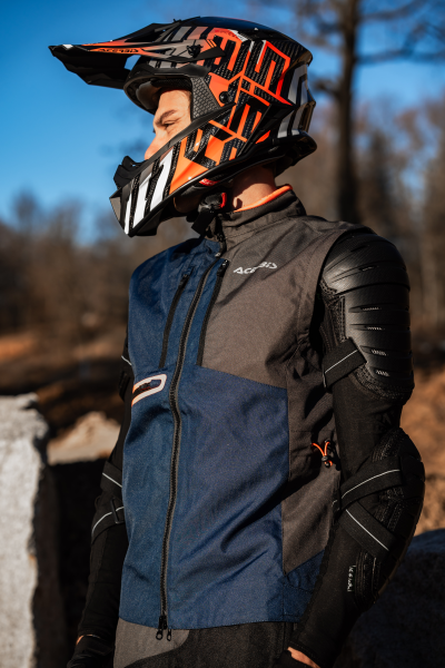 Acerbis Enduro-One dzseki, fekete/szürke, S-es méret, 17, nordicamoto.ro