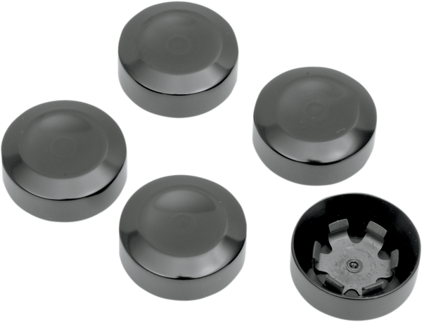Rear Pulley Bolt Covers Black, 1, nordicamoto.ro