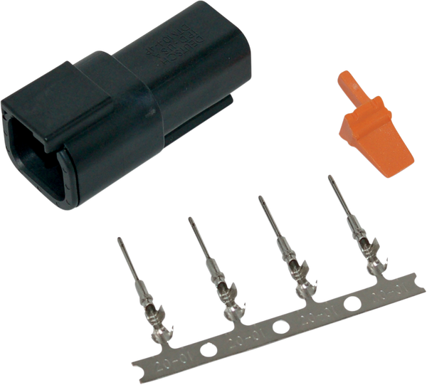Deutsch Dtm Plug And Receptacle Kit Black, 1, nordicamoto.ro