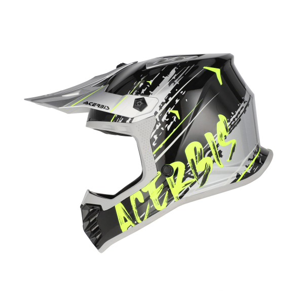 Acerbis Profile gyermek sisak, fekete/fluoreszkáló sárga, M/52, 8, nordicamoto.ro