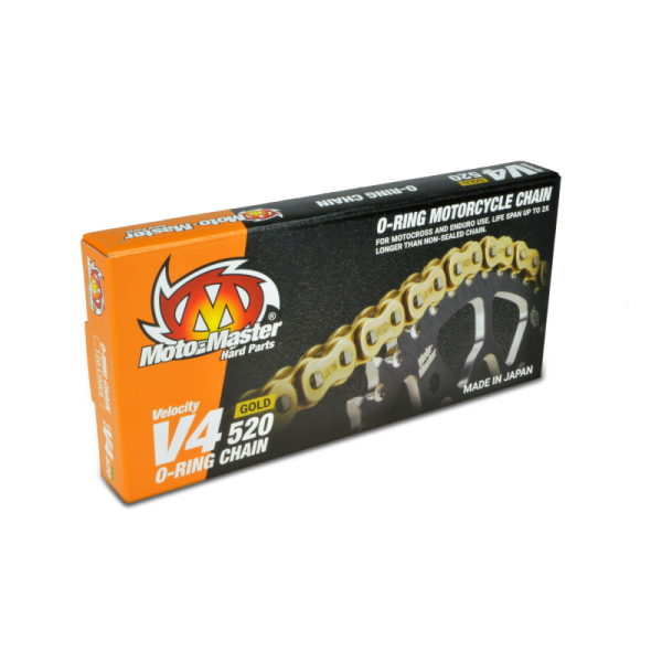 Lant transmisie Moto-Master V4 520  O-Ring Gold 120 zale, 1, nordicamoto.ro
