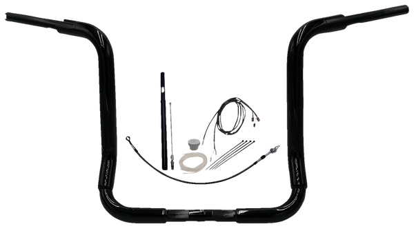 1-1/2(r) Ez Install Rounded Top Handlebar Kit Black, 1, nordicamoto.ro