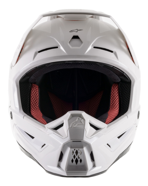 Supertech M5 Solid Mx Helmet White  M, 5, nordicamoto.ro