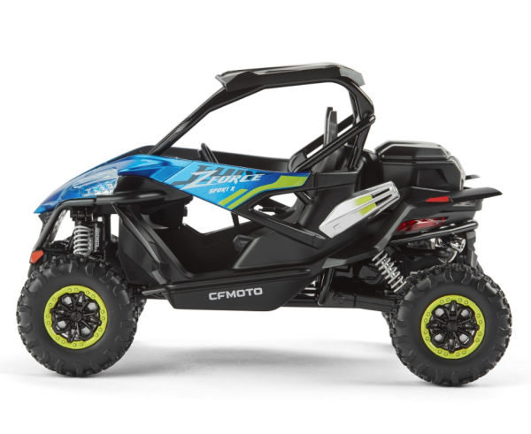 MODEL MINIATURĂ CFMOTO ZFORCE 1000 SPORT 1:18 – ALBASTRU, 2, nordicamoto.ro