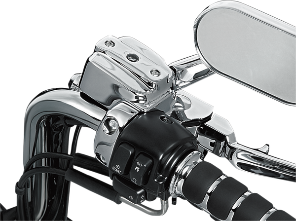 Handlebar Control Cover Kit Silver, 2, nordicamoto.ro