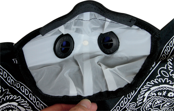 Pro Series Rider Bandana Dust Masks Black, 1, nordicamoto.ro