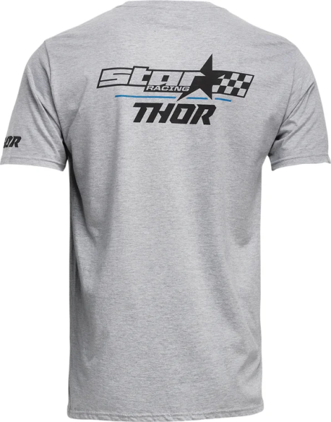 Tricou Thor Star Racing Champ Heather Gray XL, 3, nordicamoto.ro